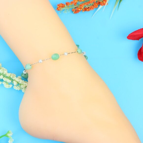 Elegant Handmade Anklet – Perfect for Women & Girls | Ideal Gift Option, DYC1595 - Picture 5 of 9